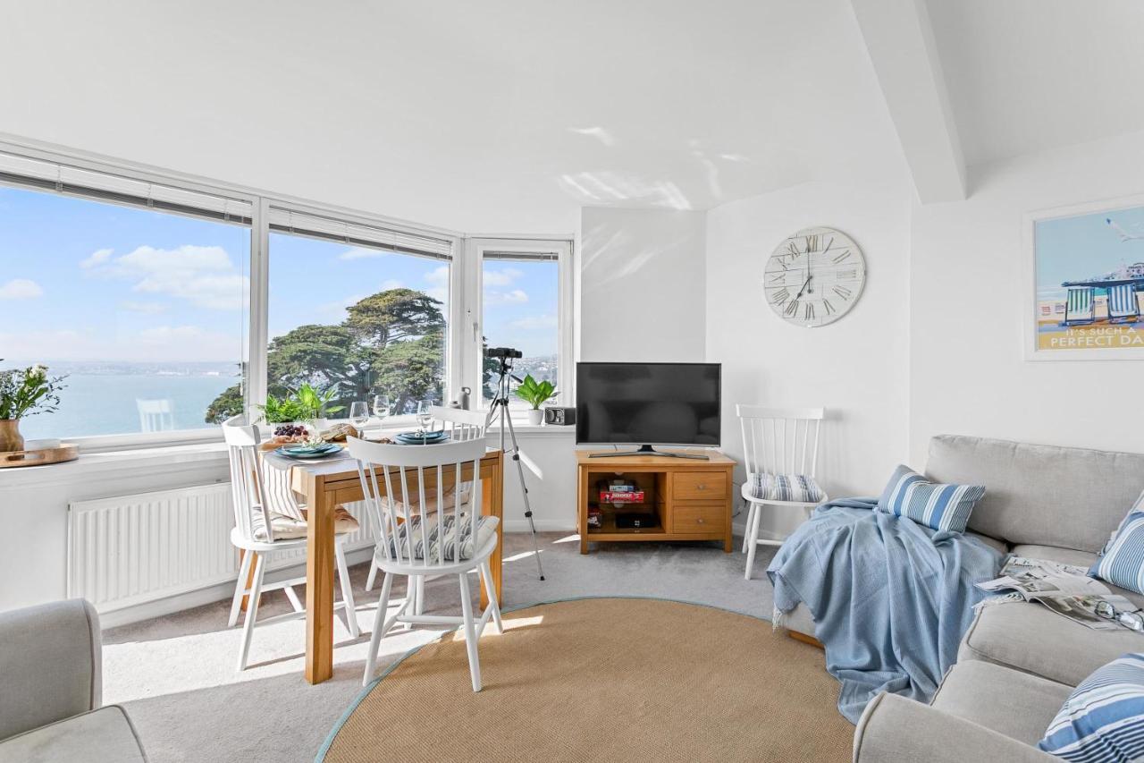 Wellswood Apartment - Sunny Apartment With Stunning Sea Views And Private Balcony Torquay Exteriör bild